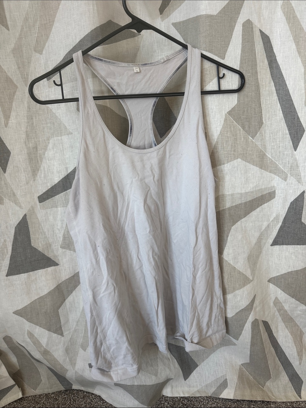 lululemon athletica Light Gray Racerback Tank